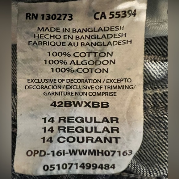 Boys wrangler 20X Jeans. Size 14R. No 42. Relaxed straight leg. EUC. - Picture 5 of 6